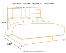 Load image into Gallery viewer, Dolante - Upholstered Bed