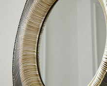 Load image into Gallery viewer, Dallmen - Accent Mirror - Black / Gold Finish