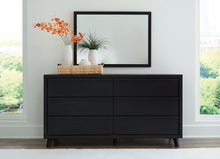 Load image into Gallery viewer, Danziar - Dresser And Mirror - Black