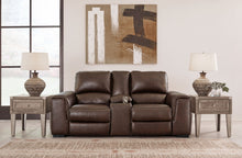 Load image into Gallery viewer, Alessandro - PWR REC Loveseat/Con/Adj HDRST - Walnut