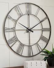 Load image into Gallery viewer, Paquita - Wall Clock - Antique Silver