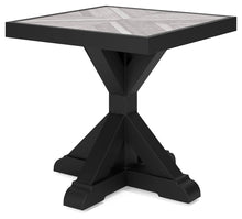 Load image into Gallery viewer, Beachcroft - Square End Table - Black / Light Gray