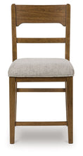Load image into Gallery viewer, Cabalynn - Upholstered Barstool (Set of 2) - Oatmeal / Light Brown