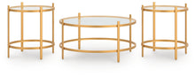 Load image into Gallery viewer, Pearlox - Occasional Table Set (Set of 3) - Gold