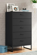 Load image into Gallery viewer, Socalle - Five Drawer Chest - Black