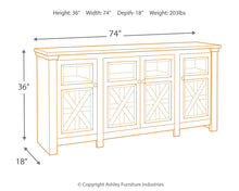 Load image into Gallery viewer, Bolanburg - Extra Large TV Stand - White / Brown / Beige