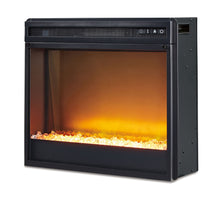 Load image into Gallery viewer, Entertainment Accessories - Fireplace Insert Glass/Stone - Black