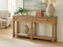 Load image into Gallery viewer, Whitmund - Console Sofa Table - Light Brown
