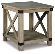Load image into Gallery viewer, Aldwin - Rectangular End Table - Crossbuck Styling - Gray