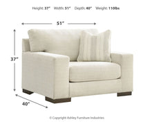 Load image into Gallery viewer, Maggie - Chair and a Half - Birch