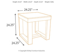 Load image into Gallery viewer, Watson - Square End Table - Dark Brown