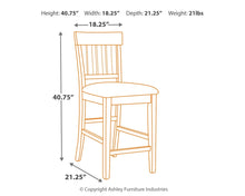 Load image into Gallery viewer, Ralene - Upholstered Barstool (Set of 2) - Medium Brown