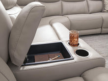 Load image into Gallery viewer, Gravier - 6-Piece Power Reclining Sectional With Storage Console - Gray