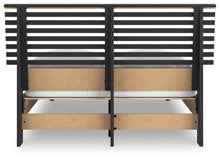 Load image into Gallery viewer, Danziar - Full Slat Panel Bed - Black