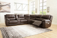 Load image into Gallery viewer, Dunleith - Power Sectional 6 Pc - Chocolate