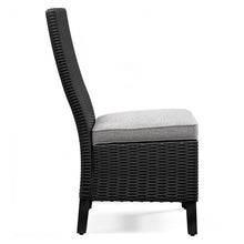 Load image into Gallery viewer, Beachcroft - Side Chair With Cushion (Set of 2) - Black / Light Gray