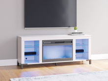 Load image into Gallery viewer, Brollevi - TV Stand With Fireplace - White