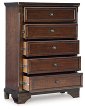 Load image into Gallery viewer, Trellington - Five Drawer Chest - Brown