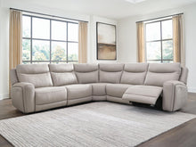 Load image into Gallery viewer, Gravier - 5-Piece Power Reclining Sectional - Gray