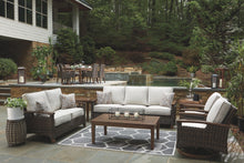 Load image into Gallery viewer, Paradise Trail - Sofa with Cushion - Medium Brown
