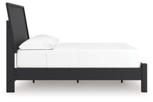 Load image into Gallery viewer, Danziar - Full Panel Bed With Low Footboard - Black