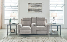 Load image into Gallery viewer, Barnsana - Dbl Power Reclining Loveseat with Console - Ash