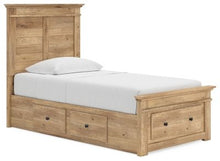 Load image into Gallery viewer, Makidern - Panel Storage Bed With Under Bed Storage Unit And Storage Footboard