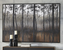 Load image into Gallery viewer, Philyra - Wall Art - Black / Orange / Silver