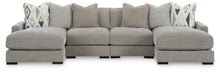 Load image into Gallery viewer, Aslan Court - 4-Piece Sofa Pit Sectional - Pebble