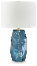 Load image into Gallery viewer, Tallow - Glass Table Lamp - Blue