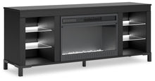 Load image into Gallery viewer, Cayberry - TV Stand With Fireplace - Black