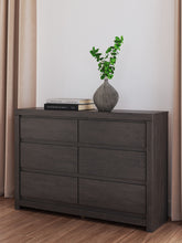 Load image into Gallery viewer, Fraluna - Six Drawer Dresser - Charcoal
