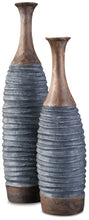 Load image into Gallery viewer, Blayze - Vase Set (Set of 2) - Antique Gray / Brown