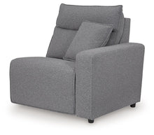 Load image into Gallery viewer, Modmax II - 8-Piece Power Reclining Sectional With LAF Press Back Power Chaise And Console - Salt And Pepper