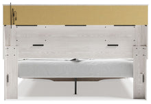 Load image into Gallery viewer, Altyra - King Upholstered Bookcase Bed With Storage - White