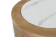 Load image into Gallery viewer, Camdill - Round End Table - Light Brown / White