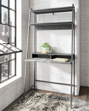 Load image into Gallery viewer, Yarlow - Home Office Desk and Shelf - Black