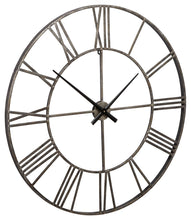 Load image into Gallery viewer, Paquita - Wall Clock - Antique Silver