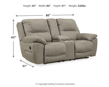 Load image into Gallery viewer, Next-Gen Gaucho - DBL Rec Loveseat w/Console - Putty