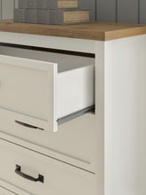 Load image into Gallery viewer, Kerisden - Five Drawer Chest - White / Brown