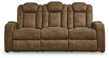 Load image into Gallery viewer, Wolfridge - Power Reclining Sofa With Adj Headrest - Brindle