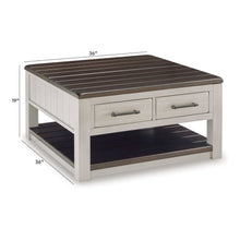 Load image into Gallery viewer, Darborn - Lift Top Cocktail Table - Gray / Brown