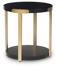 Load image into Gallery viewer, Shylore - Occasional Table Set (Set of 3) - Black / Brass Finish