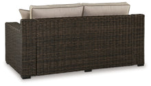 Load image into Gallery viewer, Coastline Bay - Loveseat W/Cushion - Brown