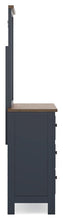 Load image into Gallery viewer, Landocken - Dresser and Mirror - Brown / Blue