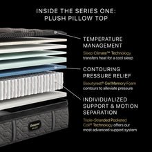 Load image into Gallery viewer, Beautyrest Black - 14.5" Series One Plush Pillow Top Mattress
