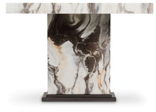 Load image into Gallery viewer, Jeshina - Dining Table - Dark Brown / Beige