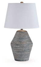 Load image into Gallery viewer, Lawrock - Terracotta Table Lamp - Antique Blue