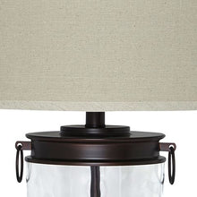 Load image into Gallery viewer, Tailynn - Glass Table Lamp - Clear / Bronze Finish