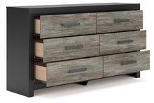 Load image into Gallery viewer, Broachmyn - 3 Pc. - Dresser And 2 Nightstands - Black / Gray